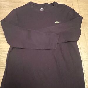 Lacoste Men's Black Long Sleeve Tee